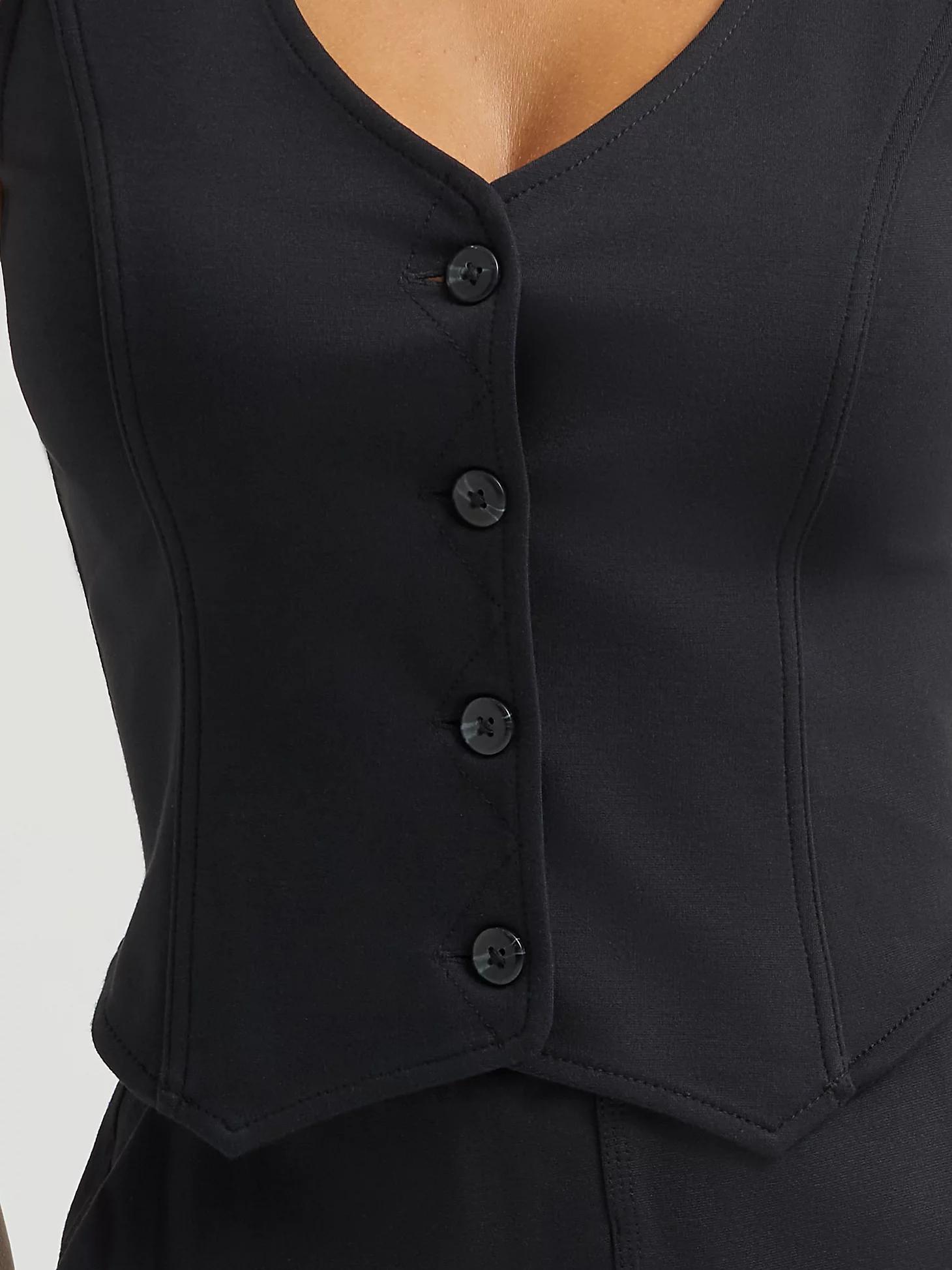 Women's Knit Button Down Vest | Women's Tops & Tees | Lee® Product Image