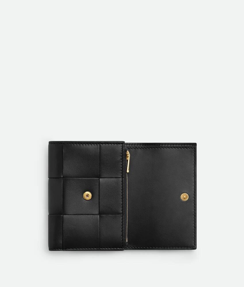 Women's Cassette Tri-Fold Wallet in Black Product Image