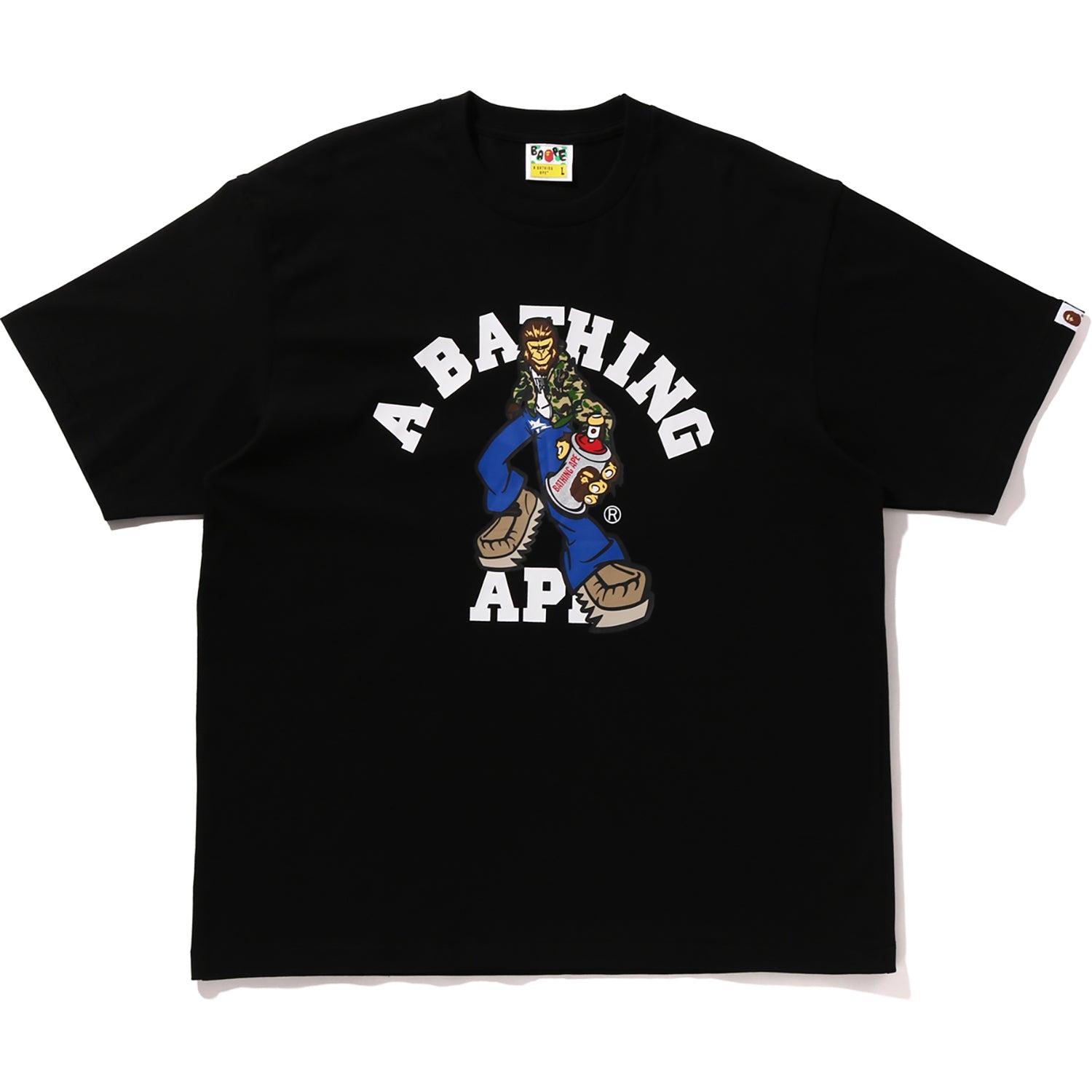 GRAFFITI CHARACTER COLLEGE RELAXED FIT TEE MENS Male Product Image