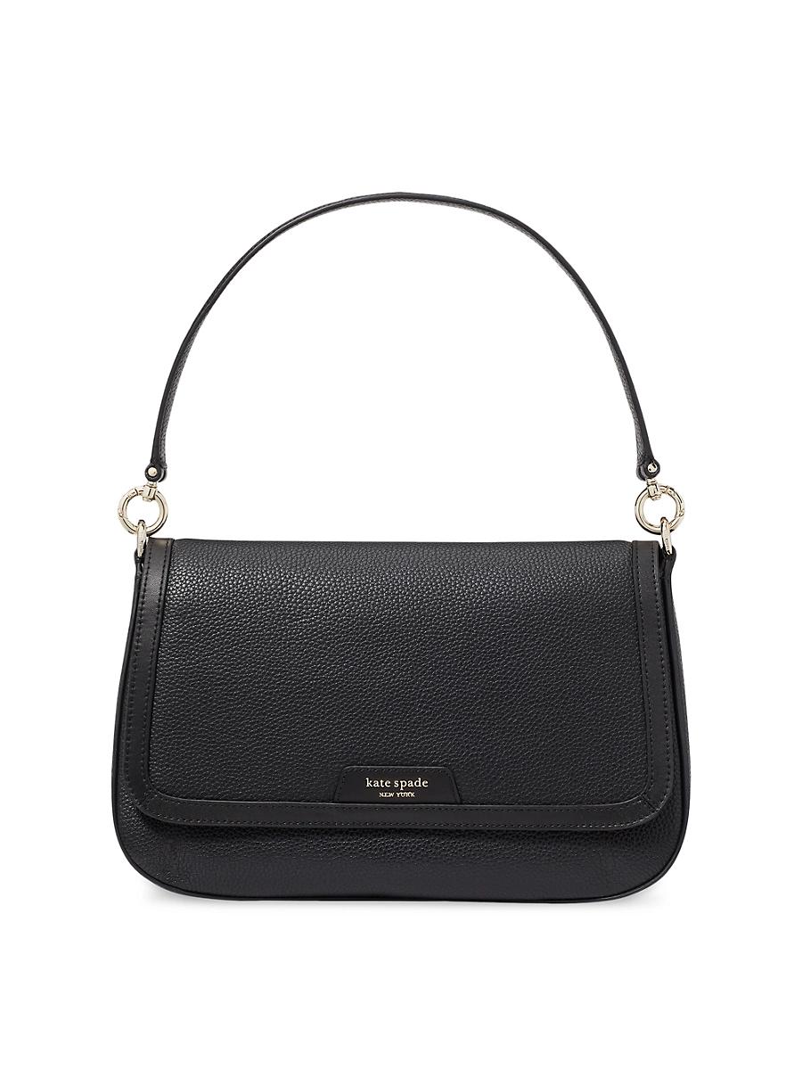 Womens Hudson Pebbled Leather Shoulder Bag Product Image