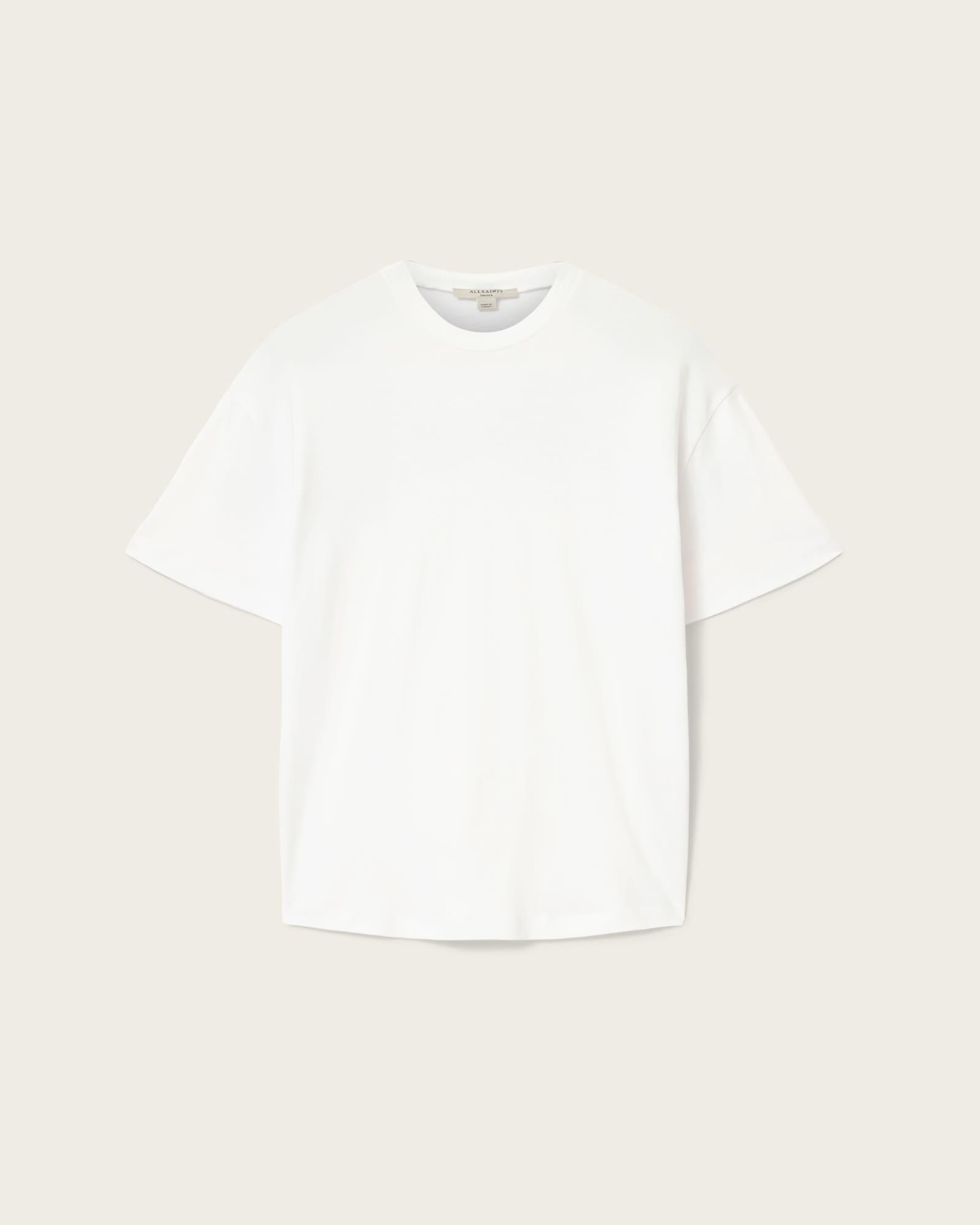 Fuse Oversized Etta T-Shirt Optic White | ALLSAINTS US Product Image