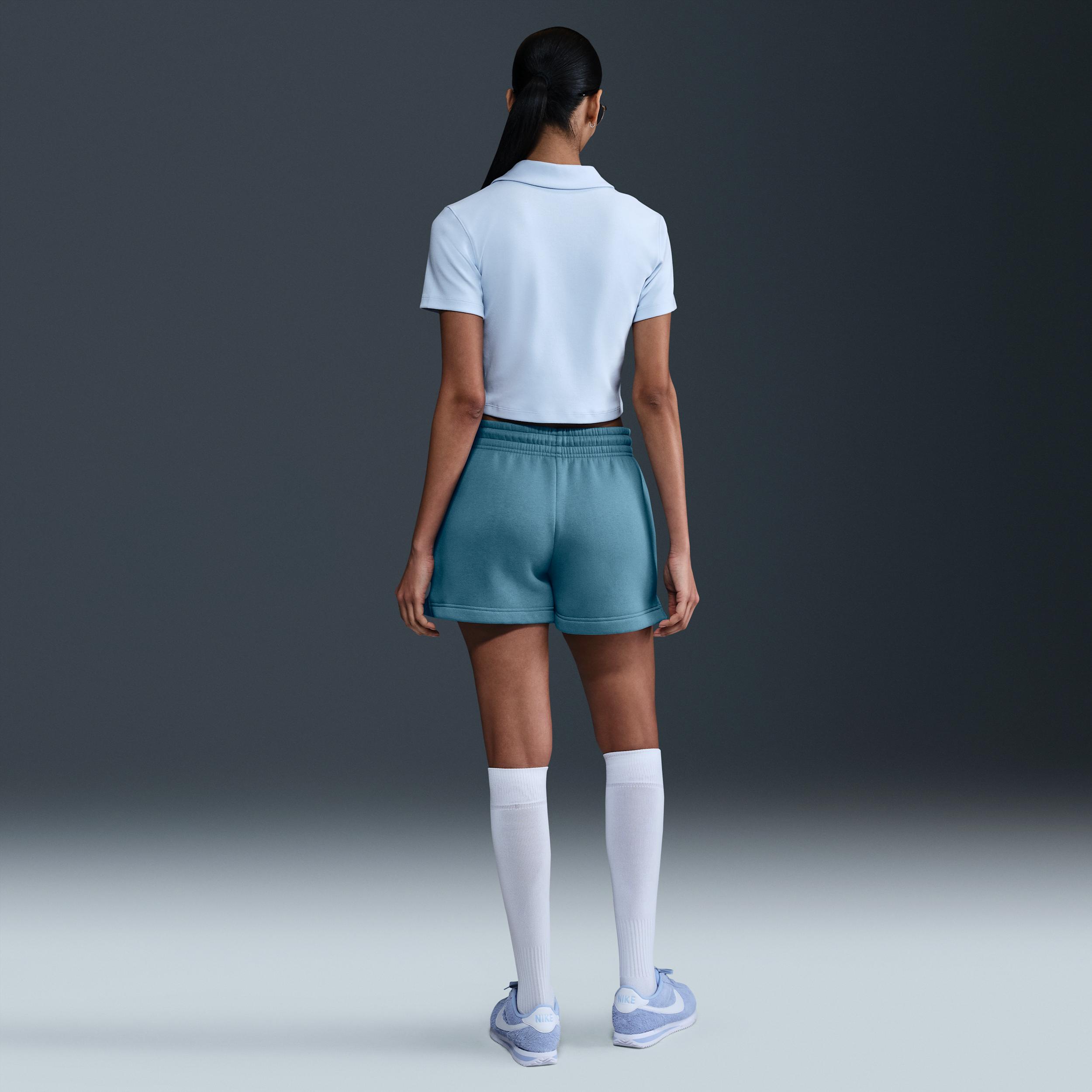 Womens Nike Sportswear Phoenix Fleece Mid-Rise 4 Shorts | IH2108-006 Product Image