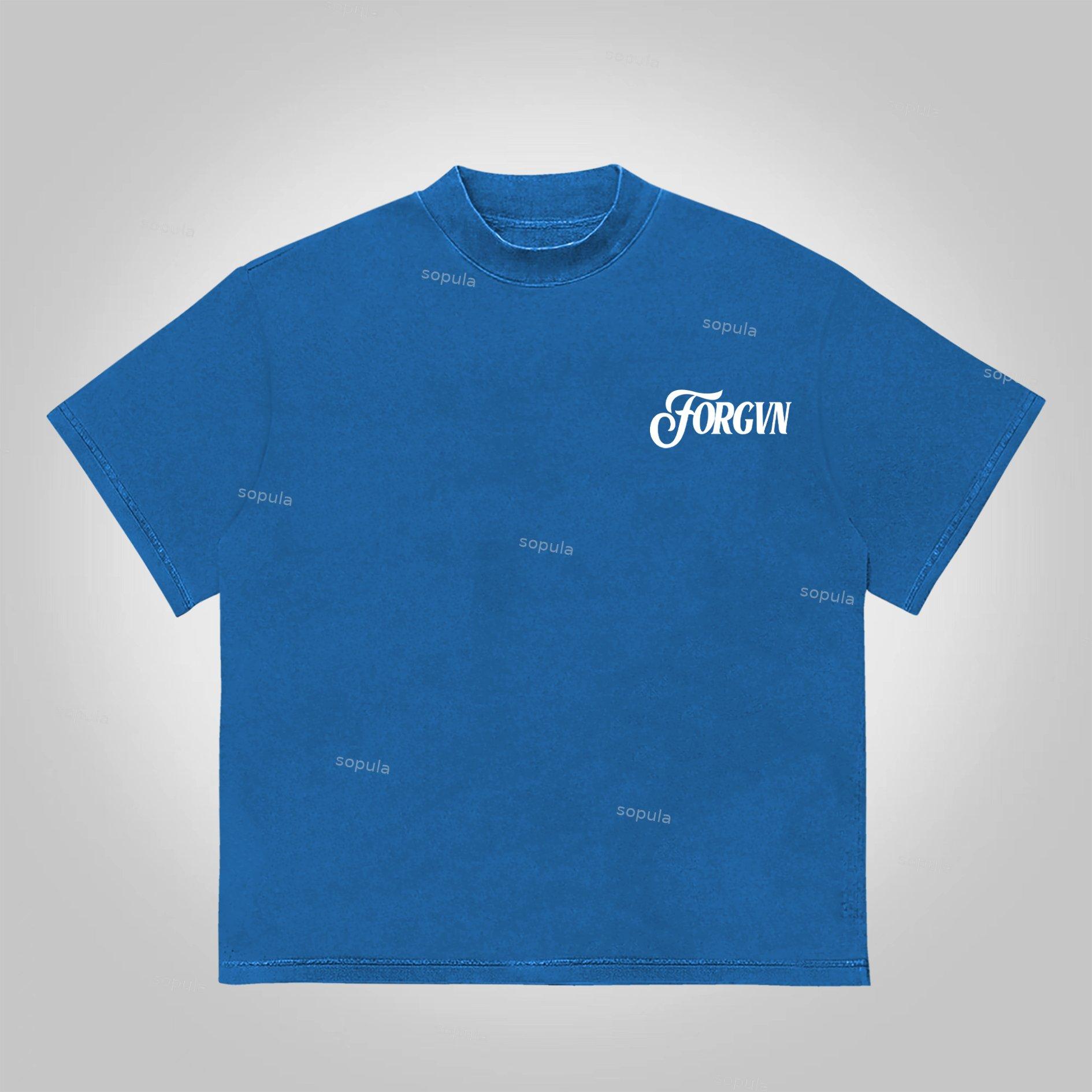 Sopula For God So Loved The World Print Cotton T-Shirt Product Image