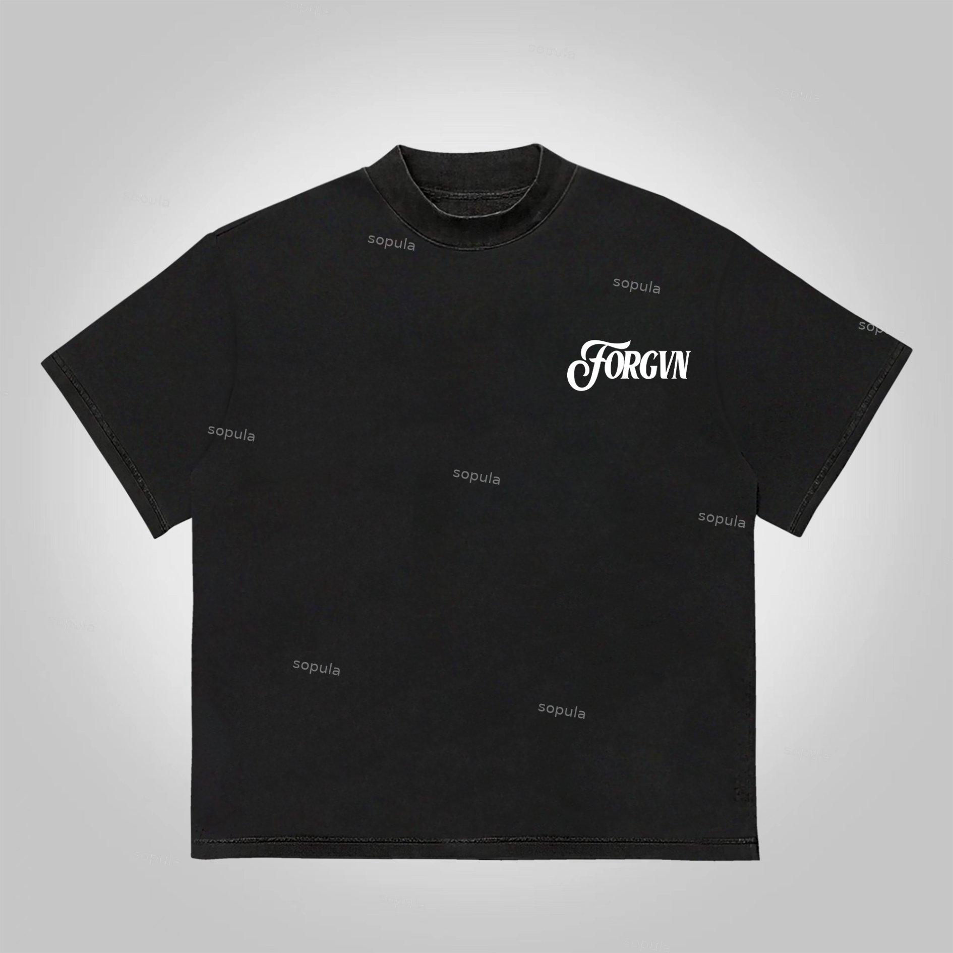 Sopula For God So Loved The World Print Cotton T-Shirt Product Image