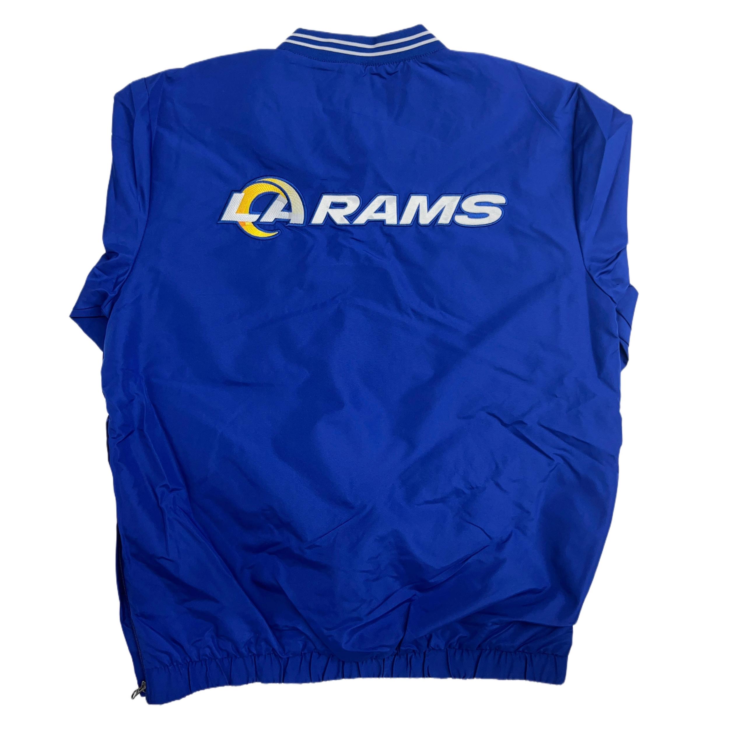 Los Angeles Rams Windbreaker with Pocket - Blue Male Product Image