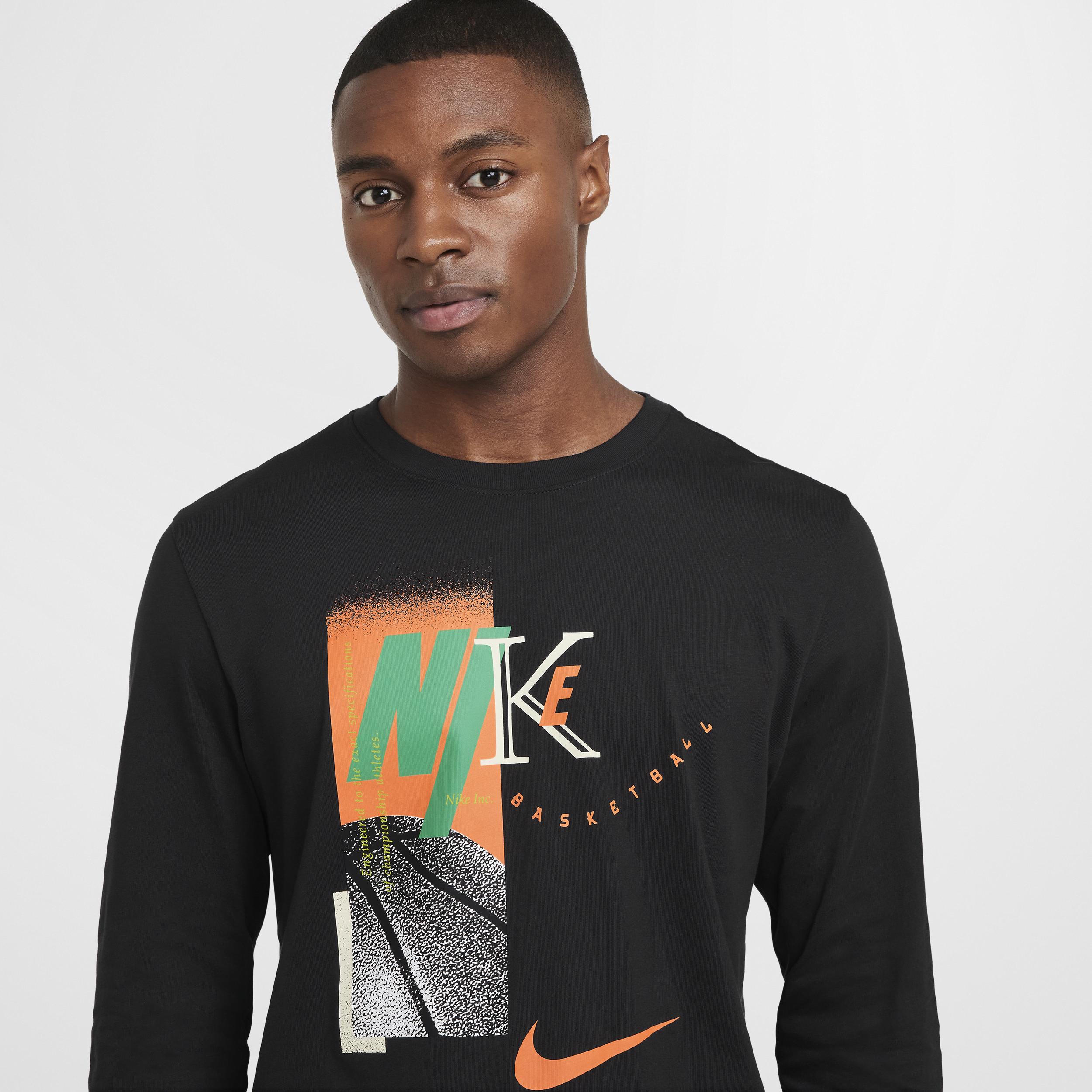 Nike Men's Long-Sleeve Basketball T-Shirt Product Image