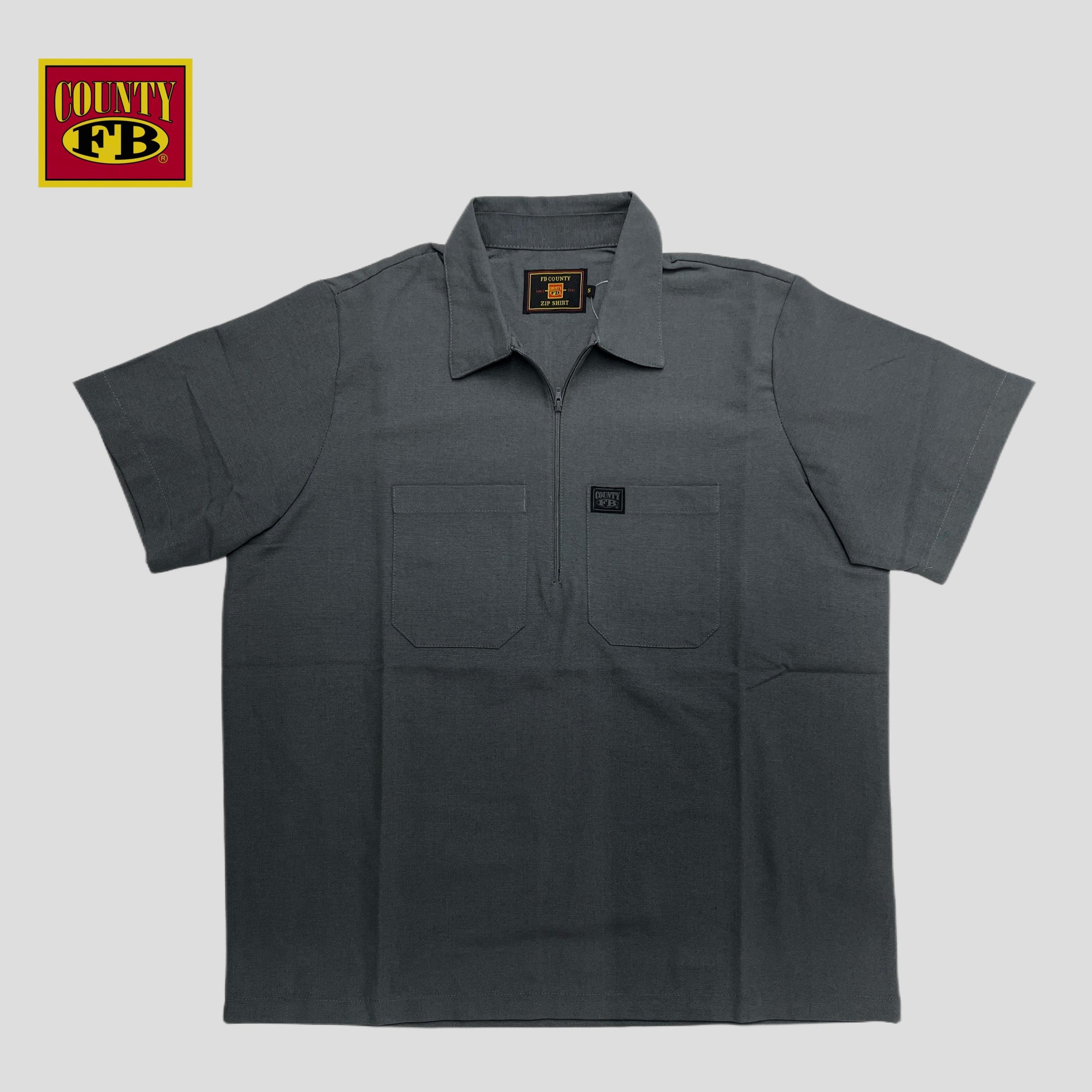 FB County Short Sleeve Zip Shirt Male Product Image