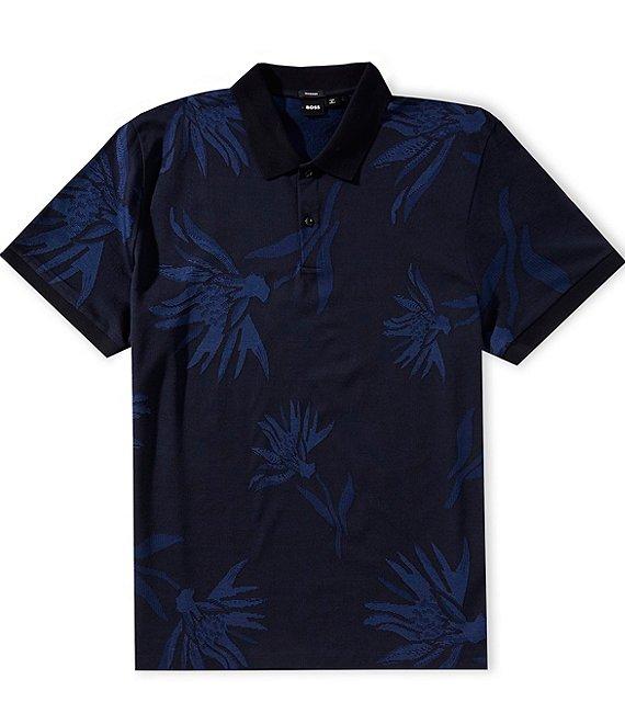 BOSS Big & Tall Parris Short Sleeve Polo Shirt Product Image