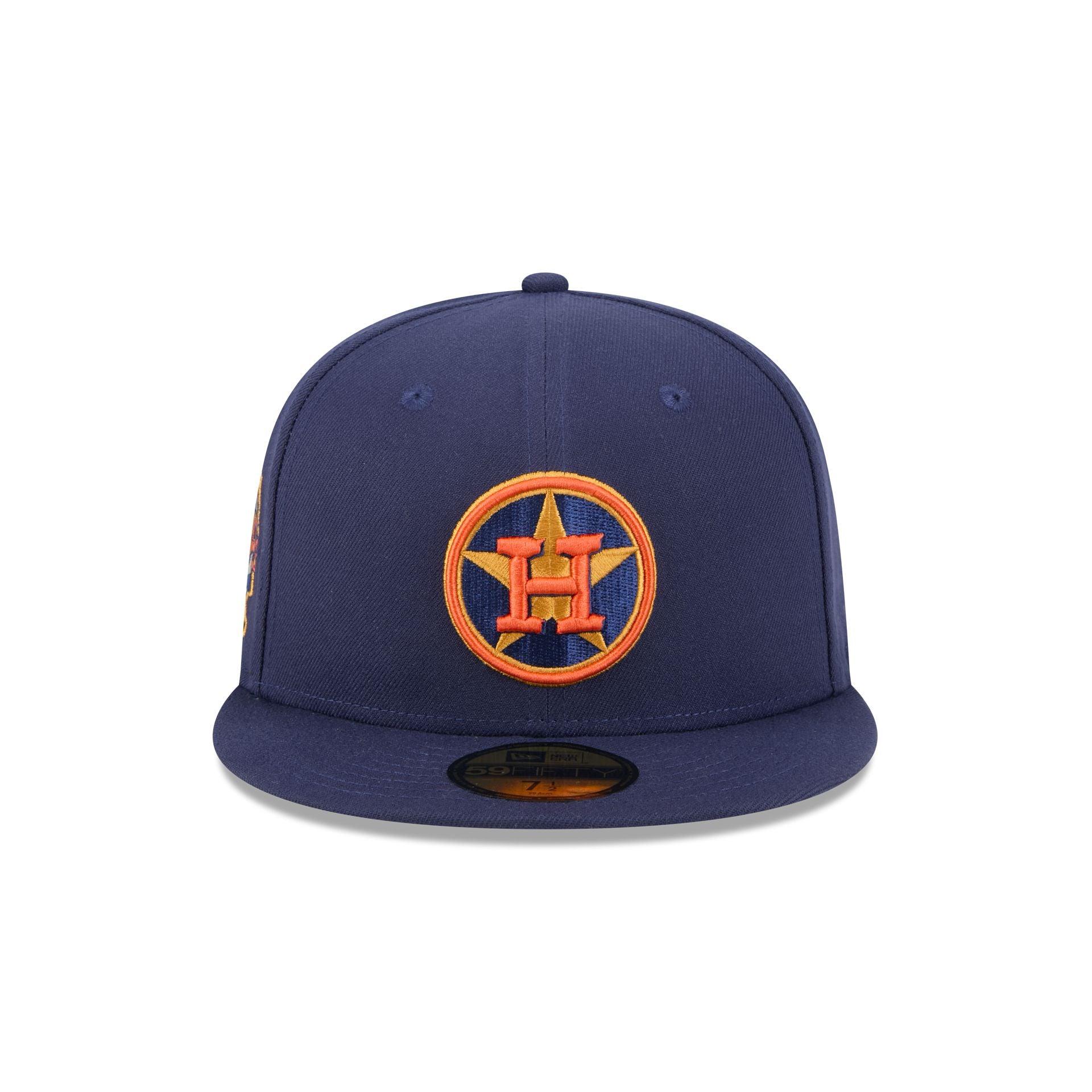 Houston Astros Blue Tartan 59FIFTY Fitted Hat Male Product Image