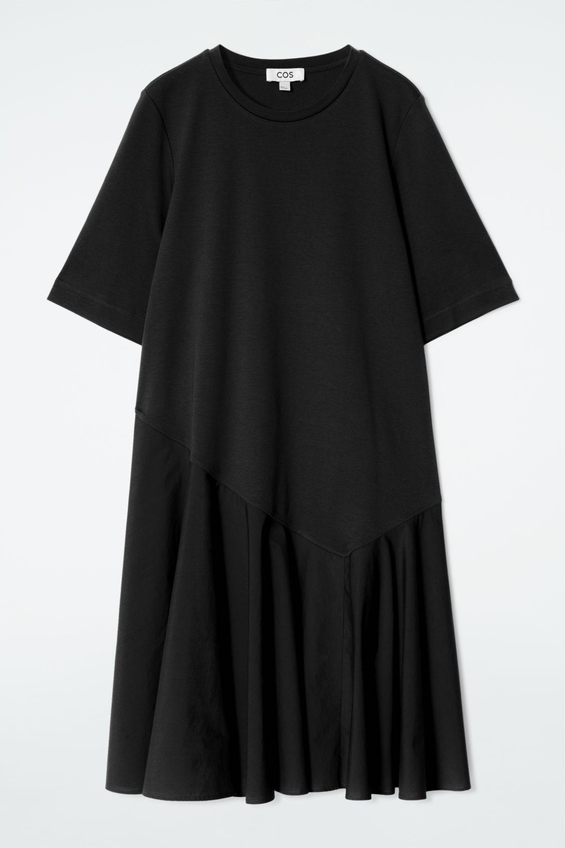 ASYMMETRIC MINI T-SHIRT DRESS Product Image