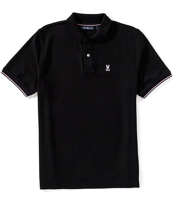Psycho Bunny Archive Bunny Pique Short Sleeve Polo Shirt Product Image