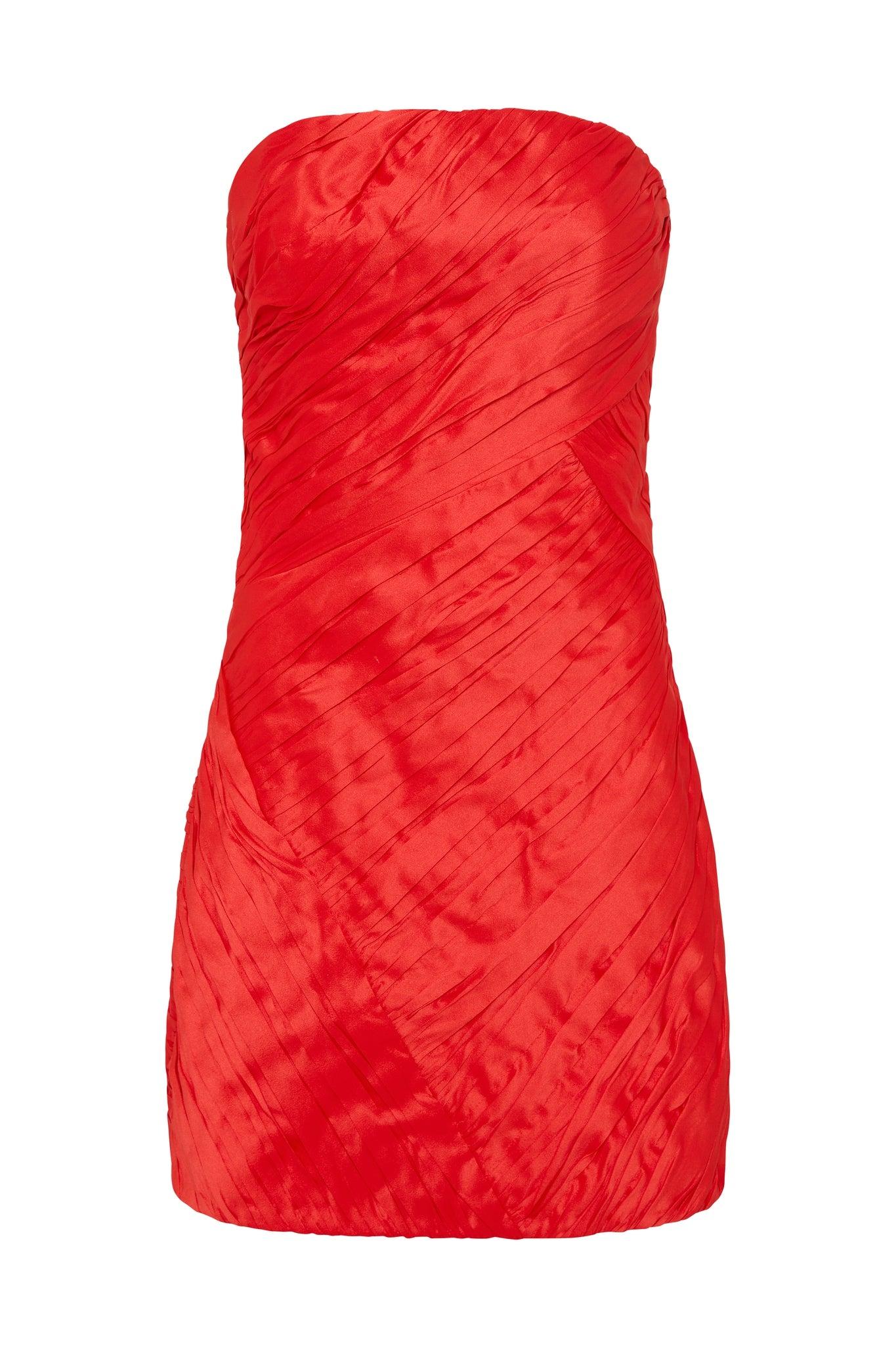 Anima Ruched Mini Dress Product Image