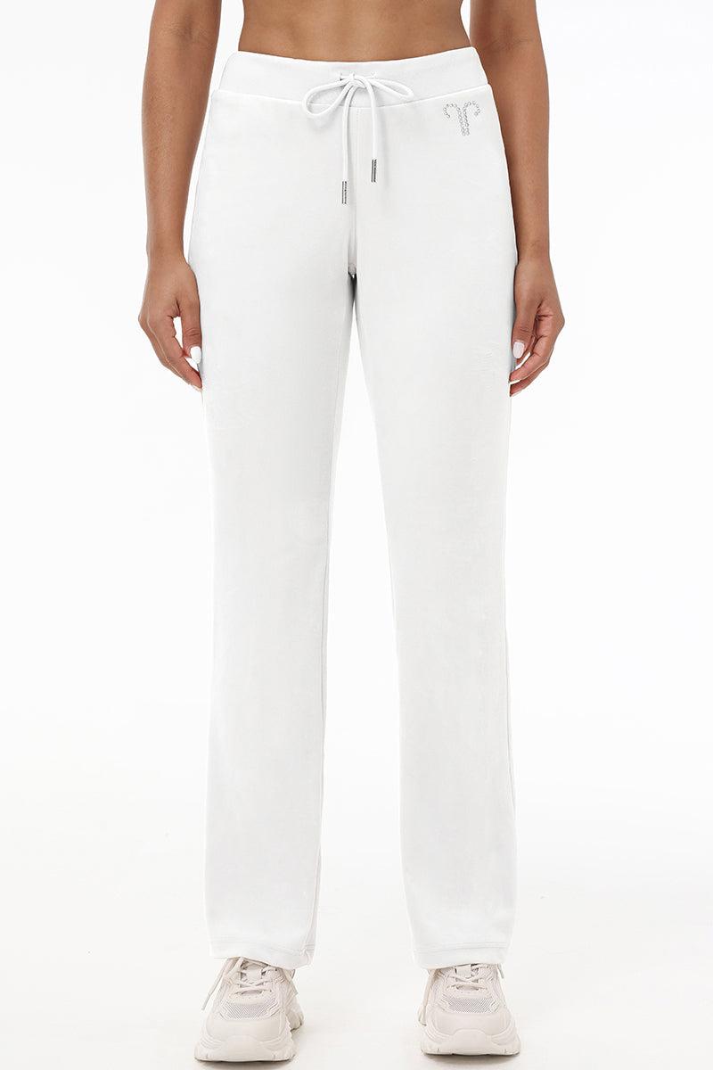 Custom Zodiac OG Big Bling Velour Track Pants Product Image