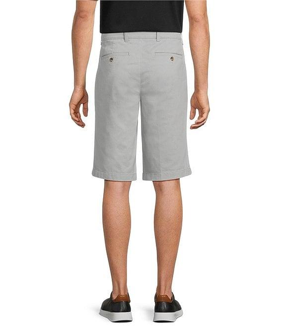 Roundtree & Yorke The Cloud Washed Classic Fit Flat Front 13#double; Chino Shorts Product Image