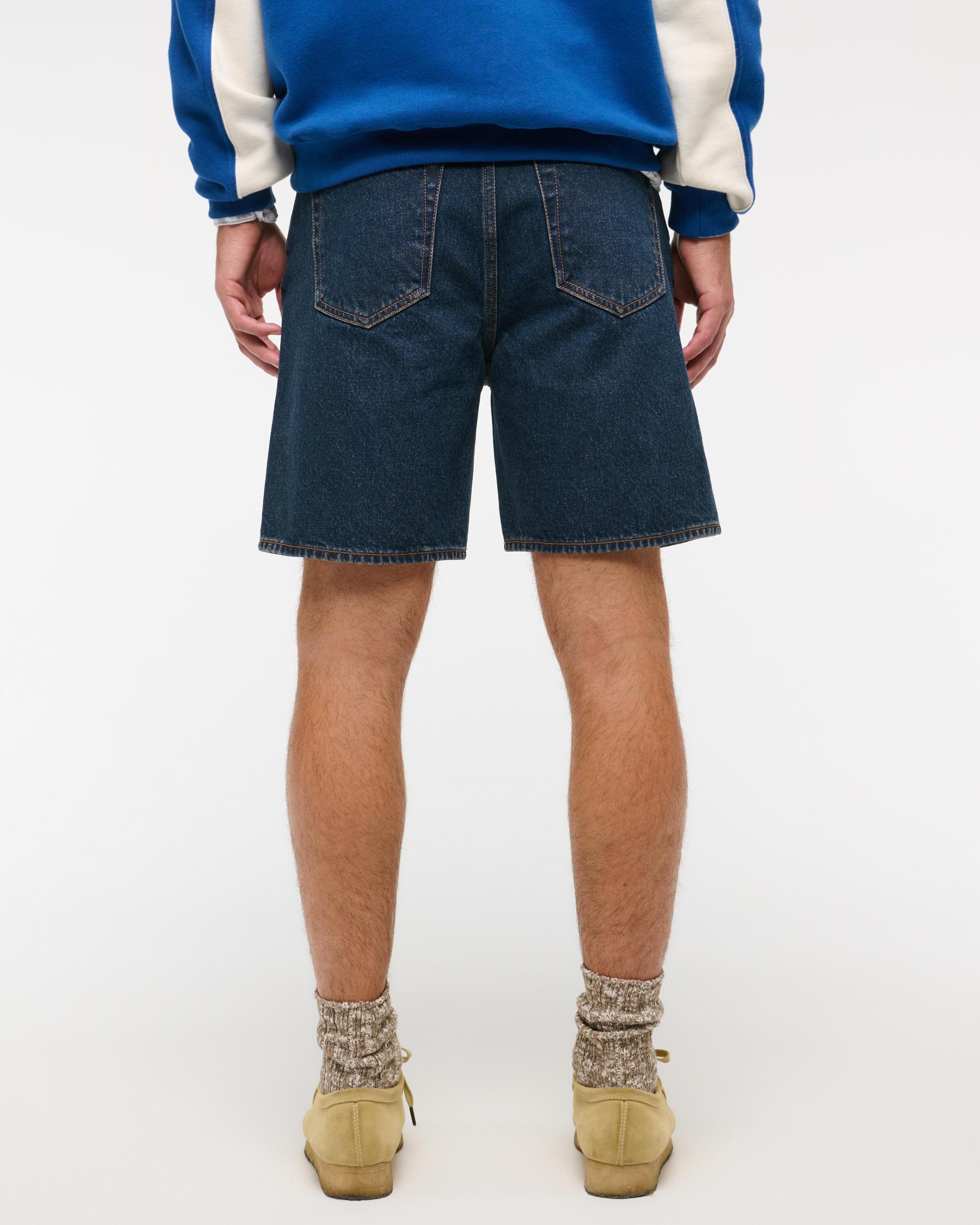 Loose Denim Short Product Image