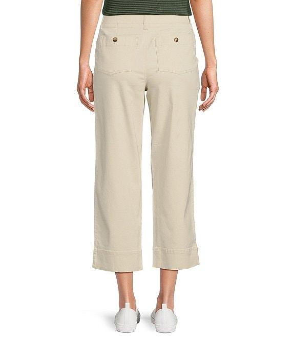 Tommy Bahama Boracay Stretch Sateen Cropped Wide Leg Pocketed Field Pants Product Image