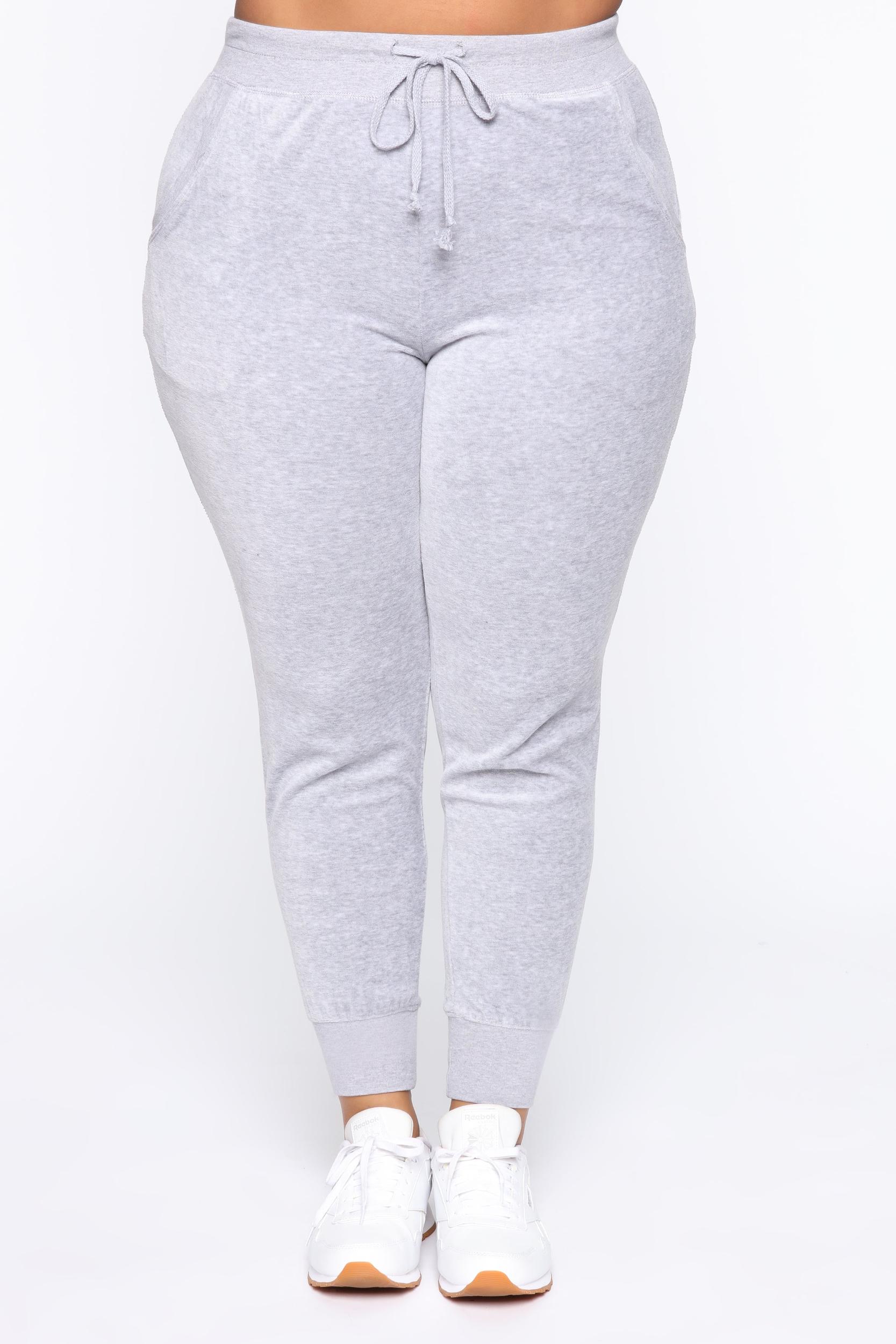 The Original Trendsetter Velour Set - Heather Grey Product Image