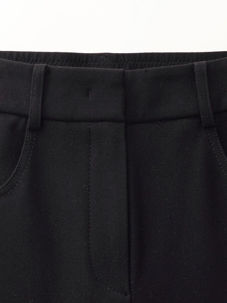 Fleece Lined Micro-Flared Ankle Length Women Pants Product Image