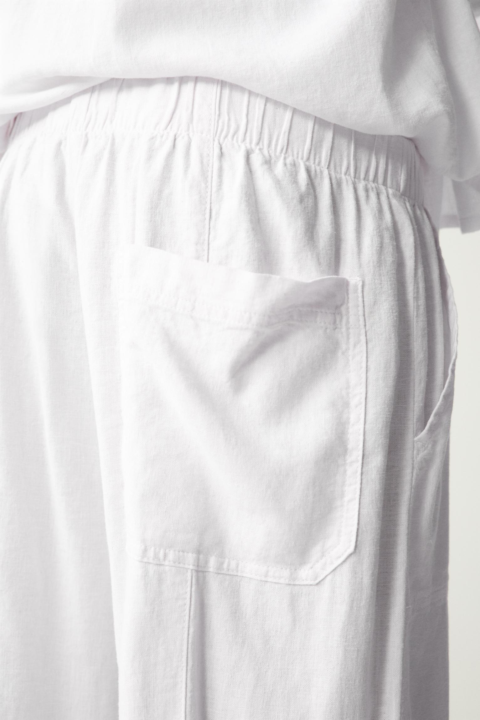 Linen blend sweatpants Product Image