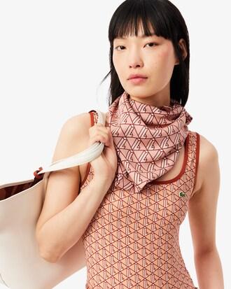 Monogram Print Scarf Product Image