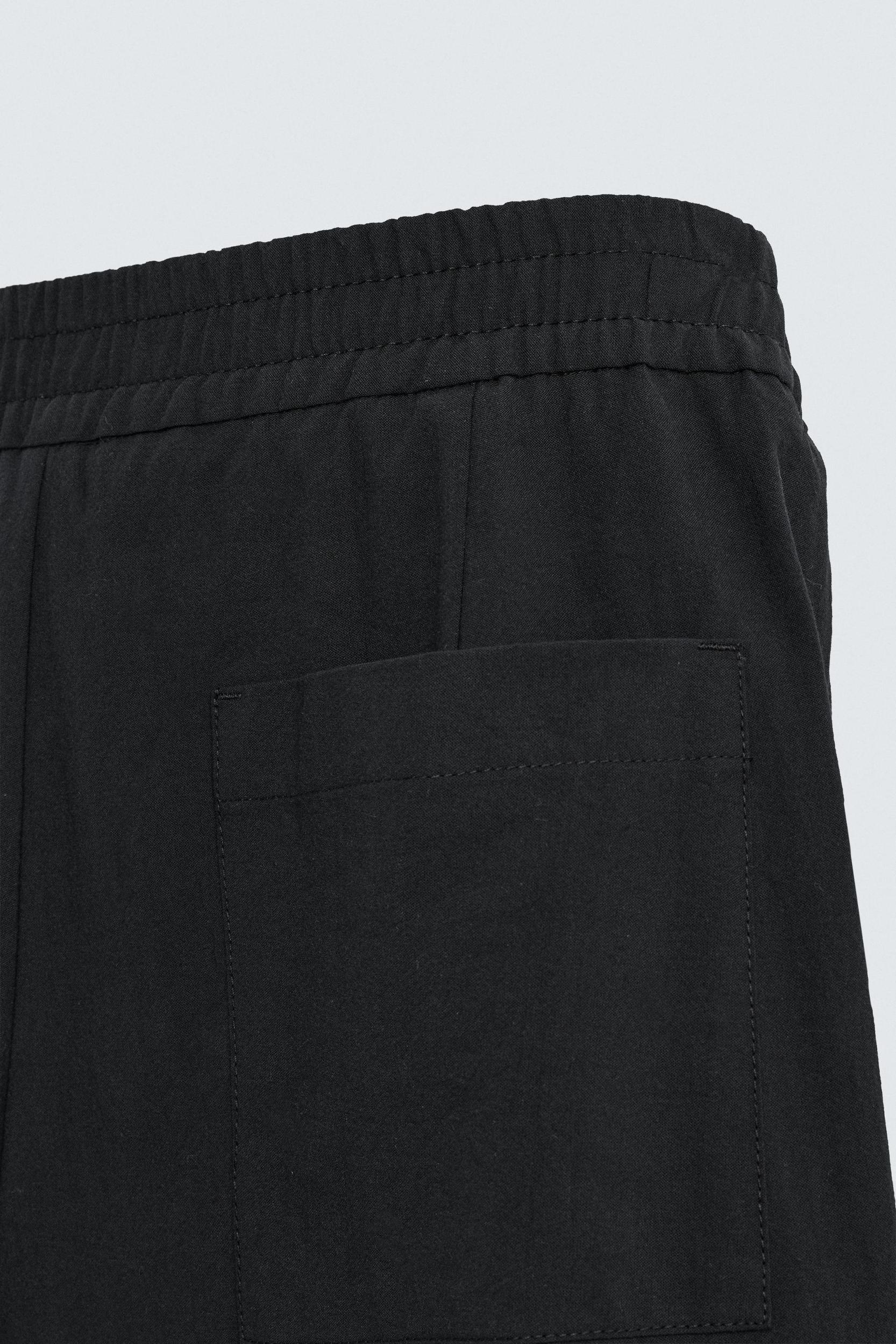 RELAXED FIT COTTON BERMUDA SHORTS Product Image