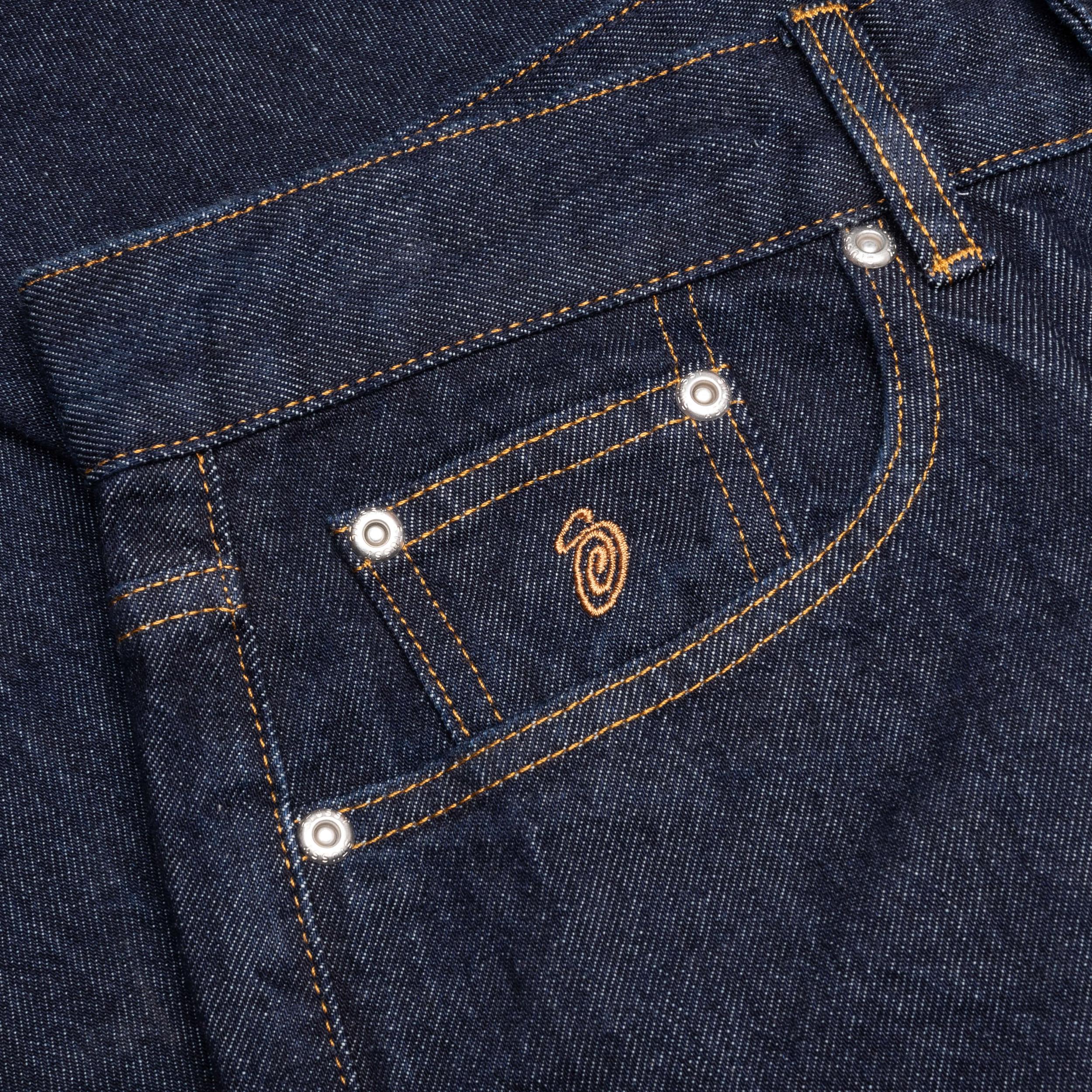 Relaxed Jeans Denim - Rinsed Indigo Male Product Image