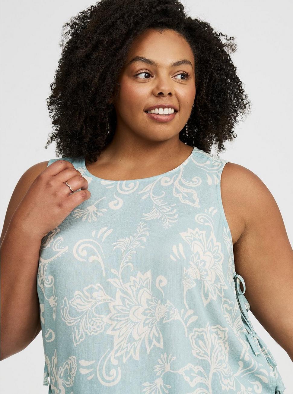 Crinkle Gauze Side-Tie Top Product Image