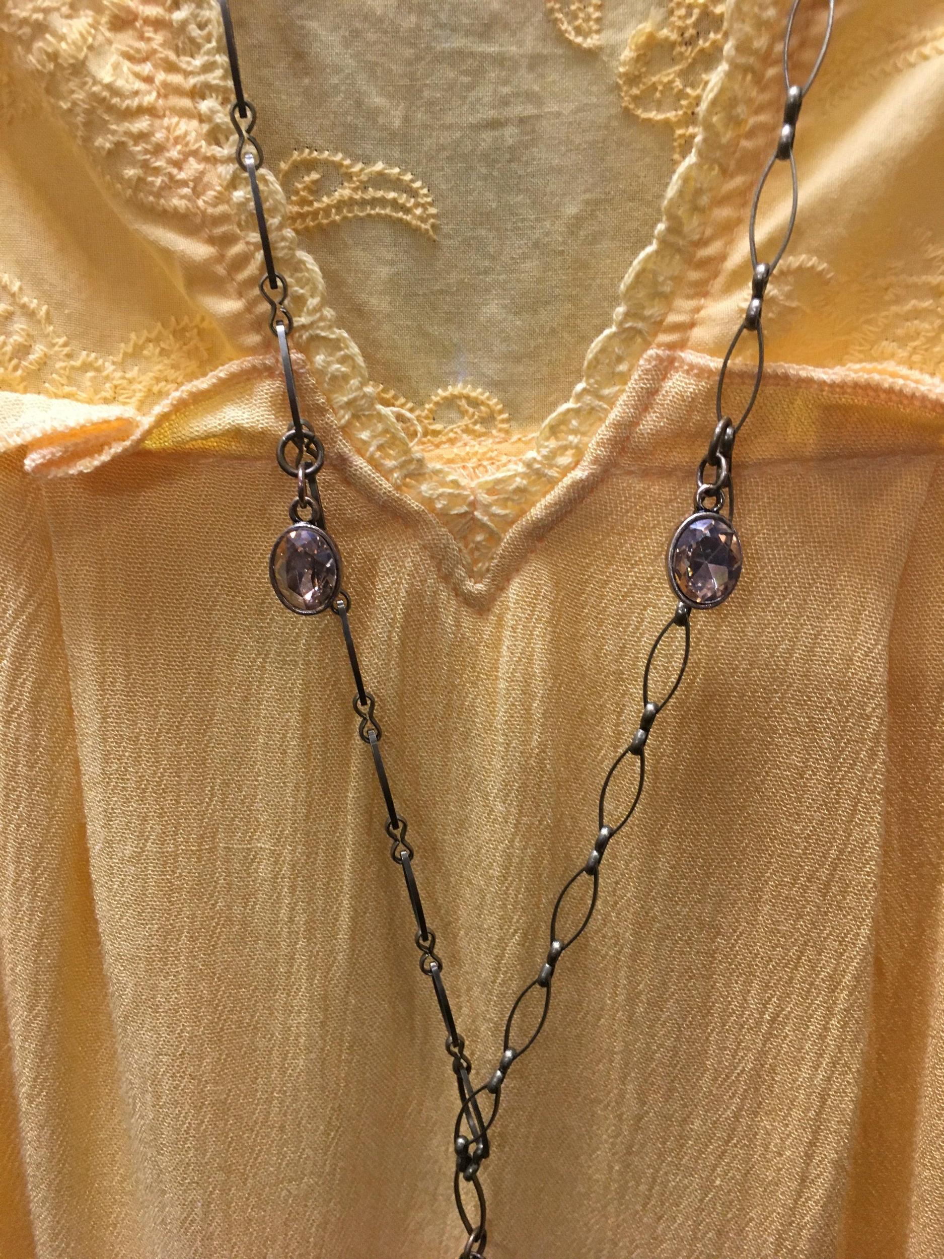 TB-560   Multi-Butterfly Chain Necklace Product Image