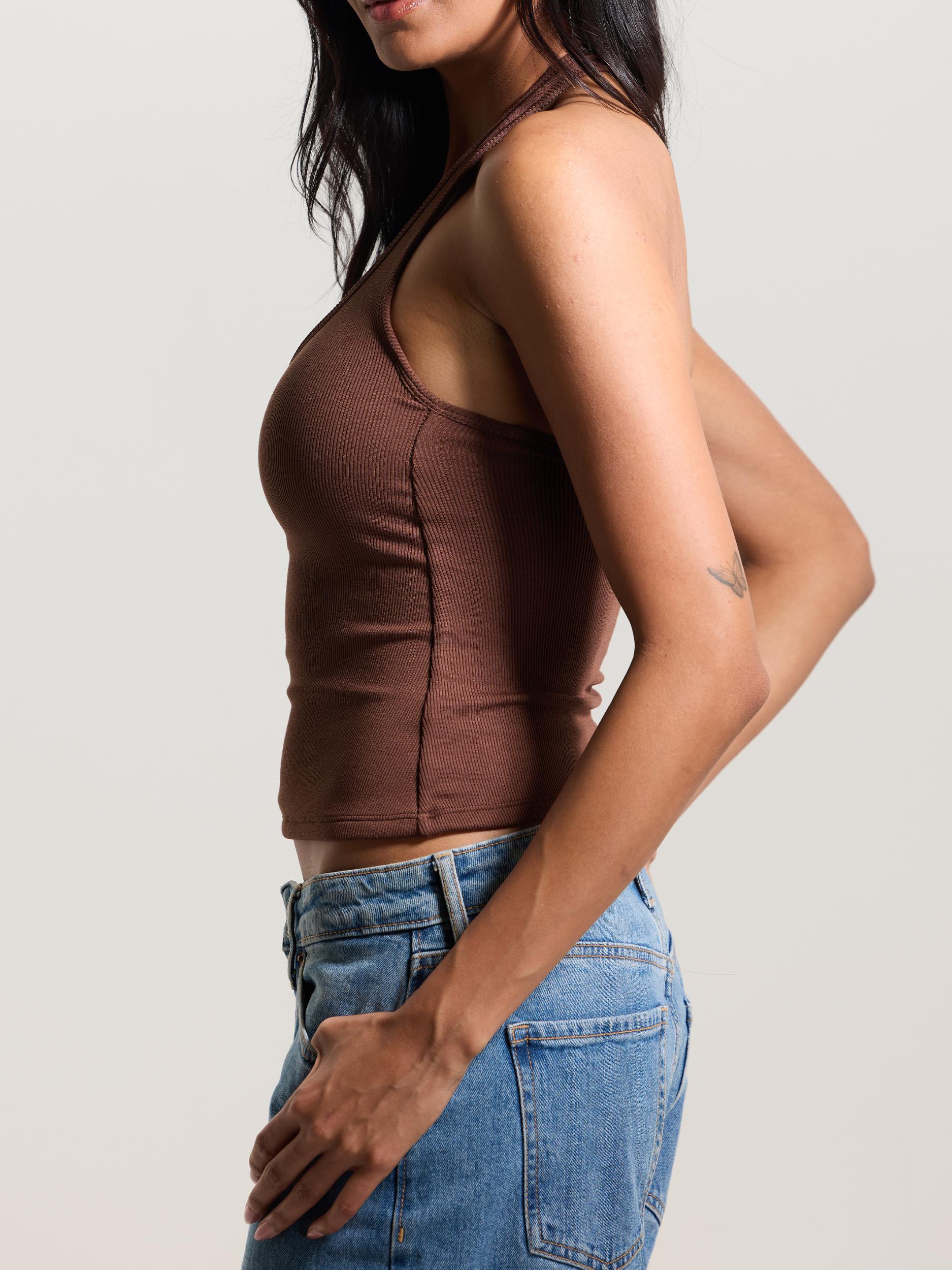 Ribbed Halter Brami Product Image