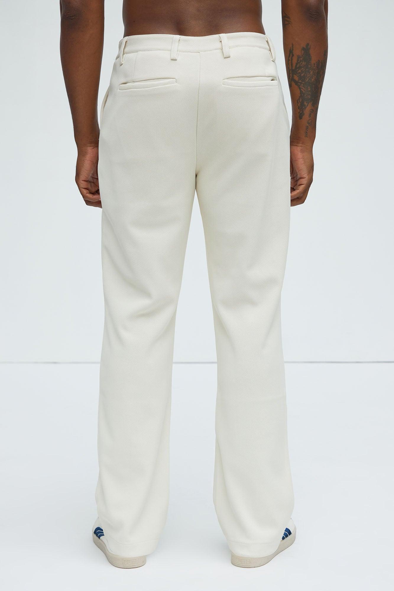 Turner Straight Trousers - Cream Product Image