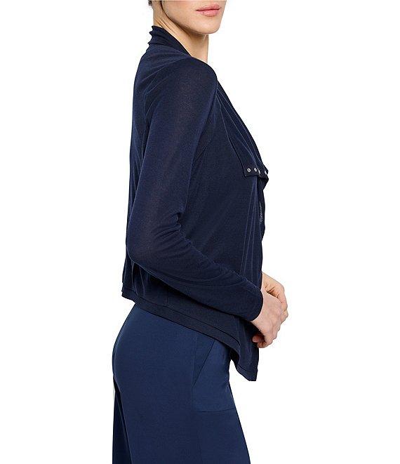 NIC + ZOE Gauzy Snap Front Long Sleeve Cardigan Product Image