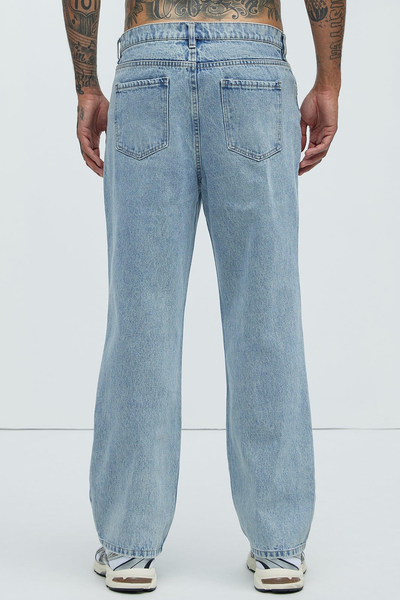 Dean Straight Jeans - Light Blue Wash Product Image