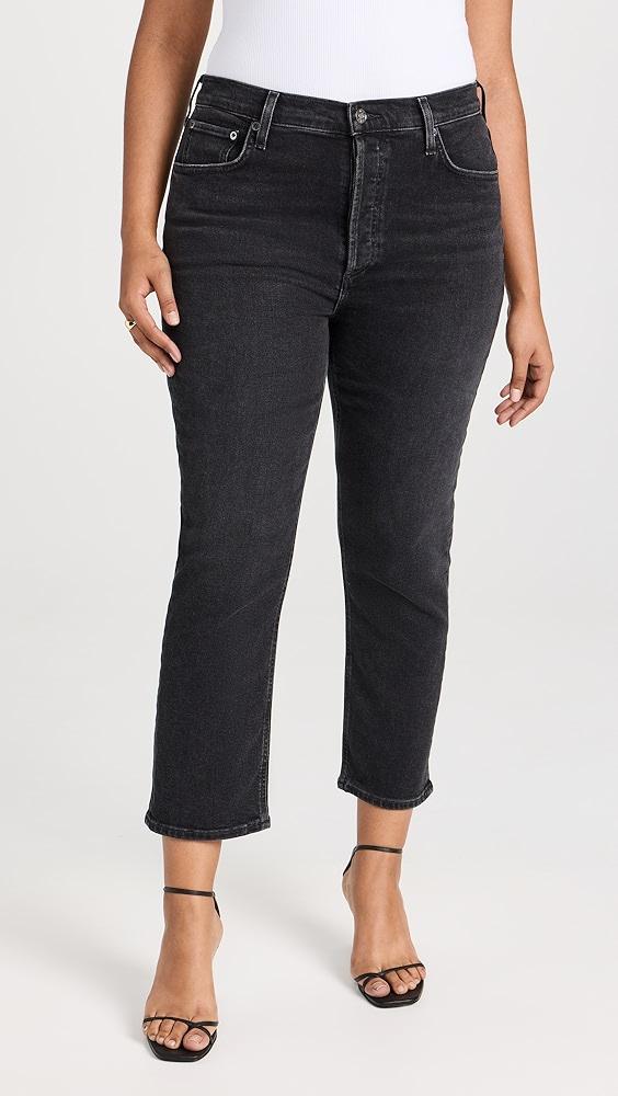 AGOLDE Riley High Rise Straight Crop Jeans | Shopbop Product Image