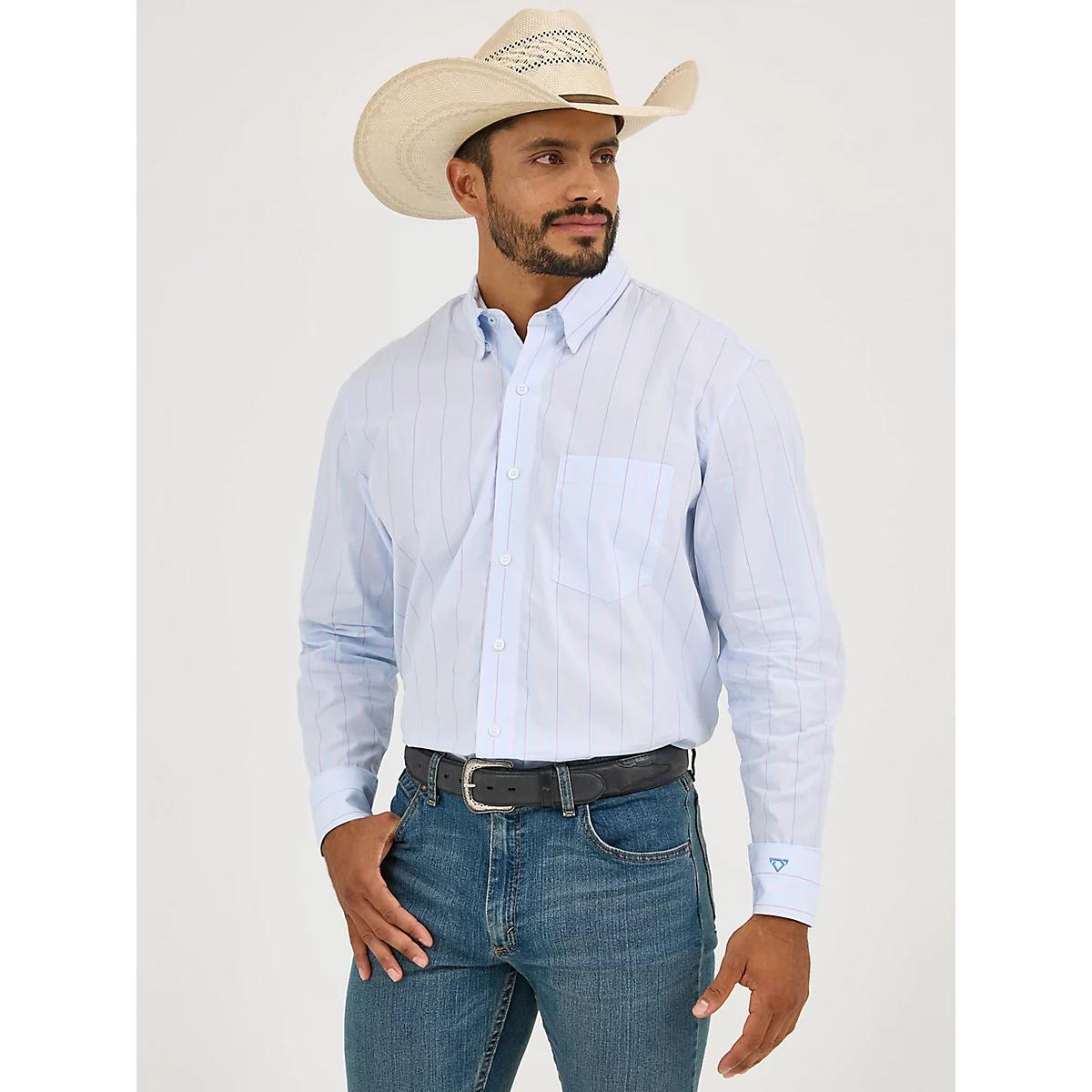 Men's Cody Johnson One Pocket Button Down Shirt in Ceramic Print Product Image