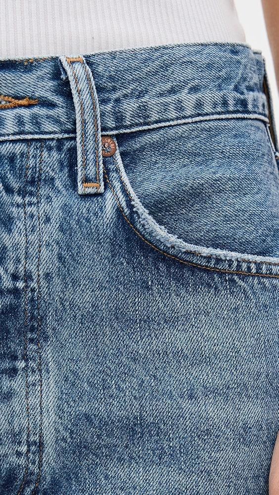 AGOLDE 90s Crop Mid Rise Loose Straight Jeans | Shopbop Product Image