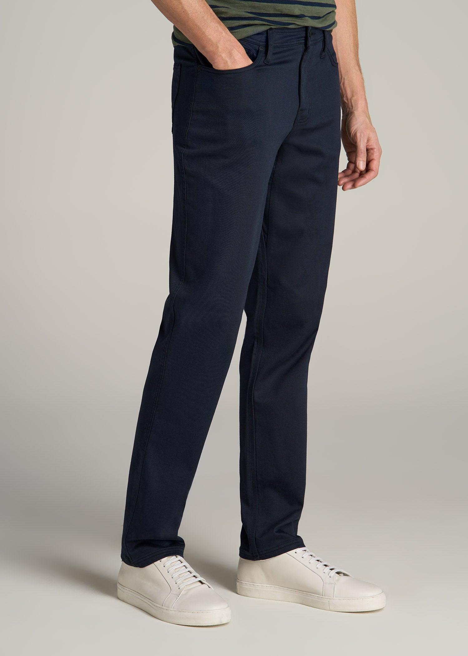 Everyday Comfort 5-Pocket TAPERED-FIT Pant for Tall Men in True Navy Male Product Image