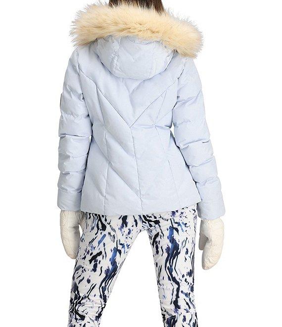 Obermeyer Bombshell Faux Fur Trim Insulated Water Resistant Ski Jacket Product Image