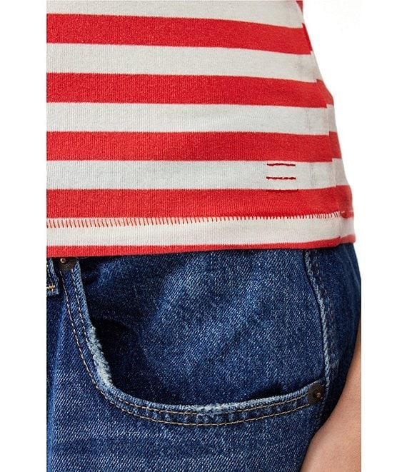 BDG Urban Outfitters Stripe Cap Sleeve T-Shirt Product Image