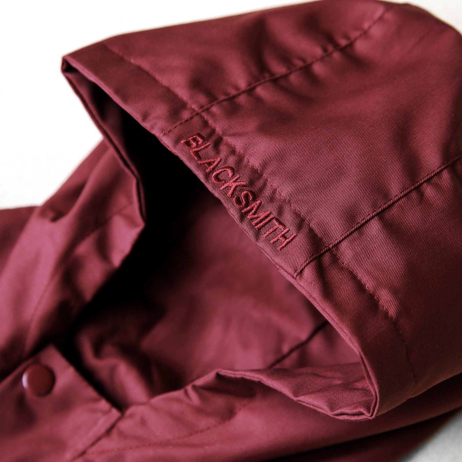 Blacksmith - Two Tone Corduroy/Canvas Pullover - Claret Product Image