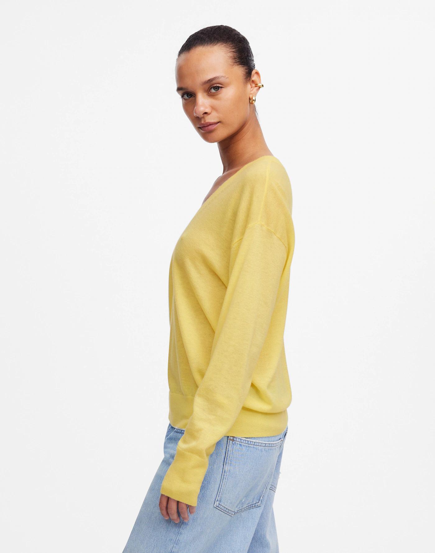 Cashmere U-Neck Pullover Product Image