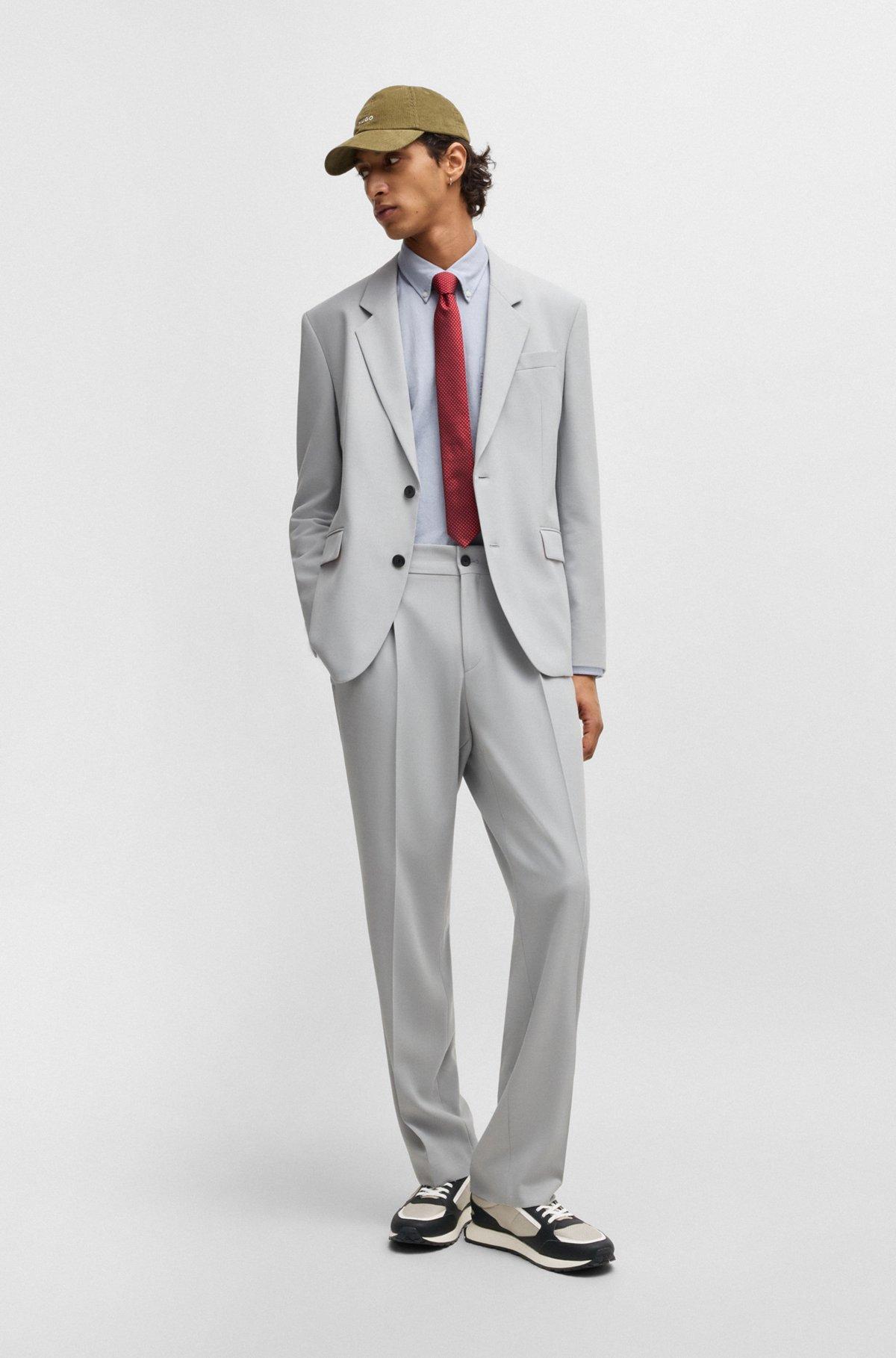 Mixed-material trainers with ripstop and faux leather Product Image