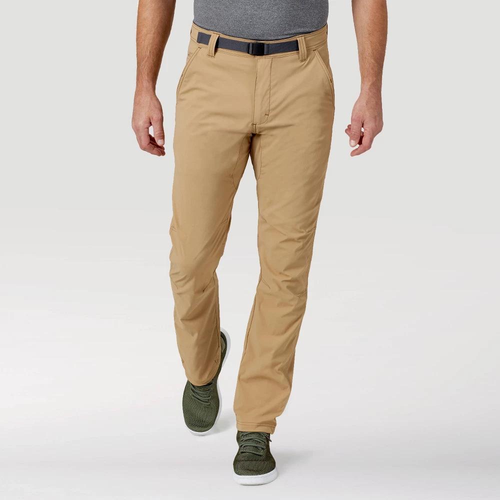 Wrangler Men's ATG Convertible Trail Tapered Jogger Pants - Tiger Brown 38x32: Midweight Nylon-Spandex, Zippered Pocket Product Image