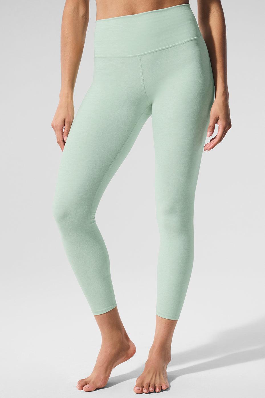 Alosoft High-Waist 7/8 Highlight Legging - Spearmint Heather Female Product Image