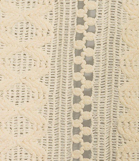 Murano Crocodile World Collection Slim Fit Pointelle Shirt Jacket Product Image