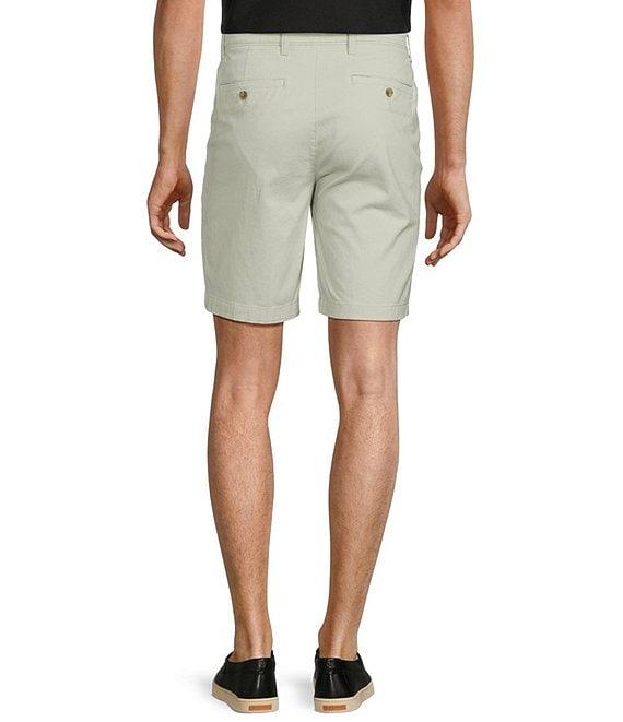 The Cloud Collection 9#double; Flat Front Washed Chino Shorts Product Image