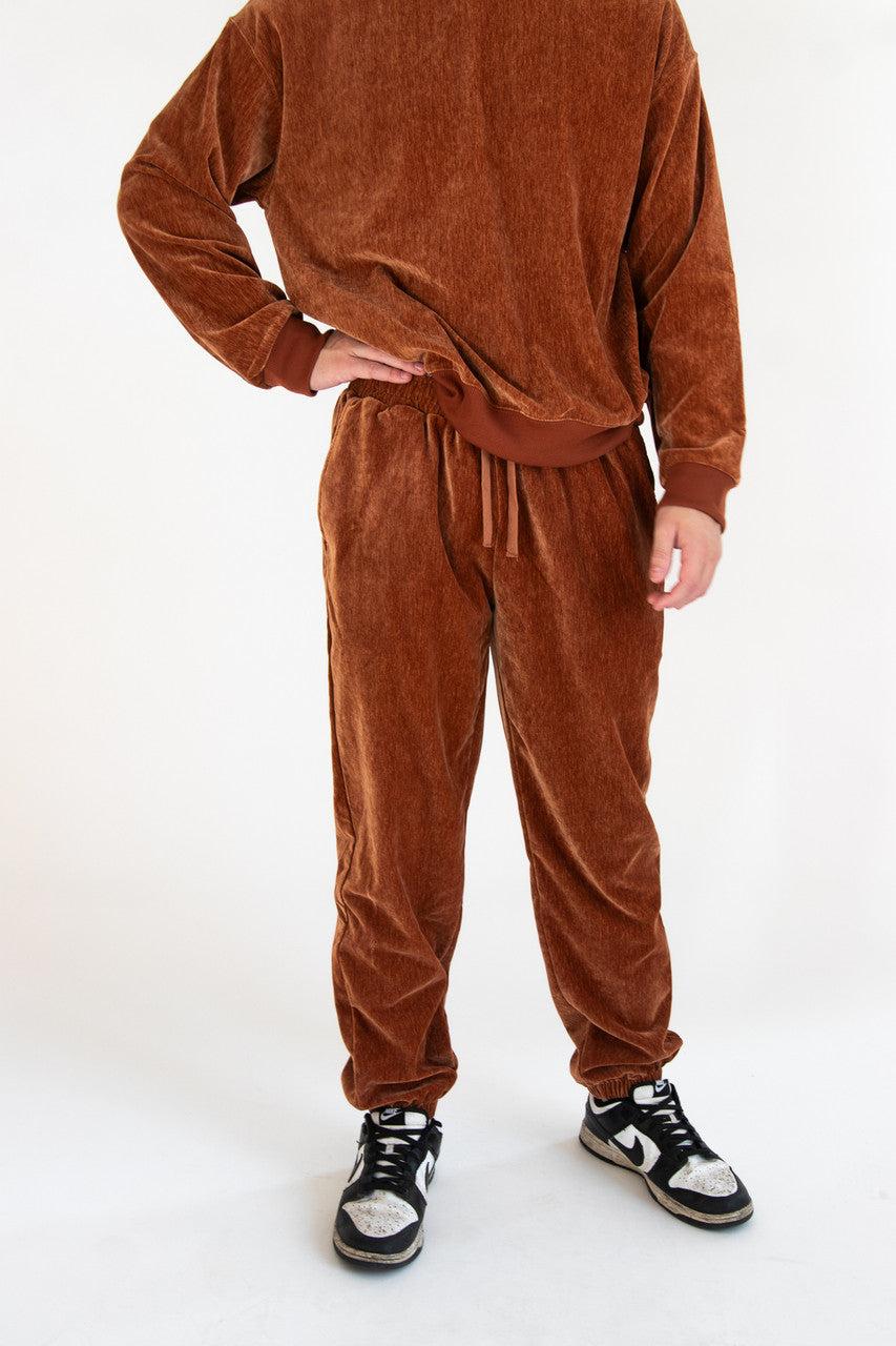 Soft Velvet Lounge Joggers Product Image