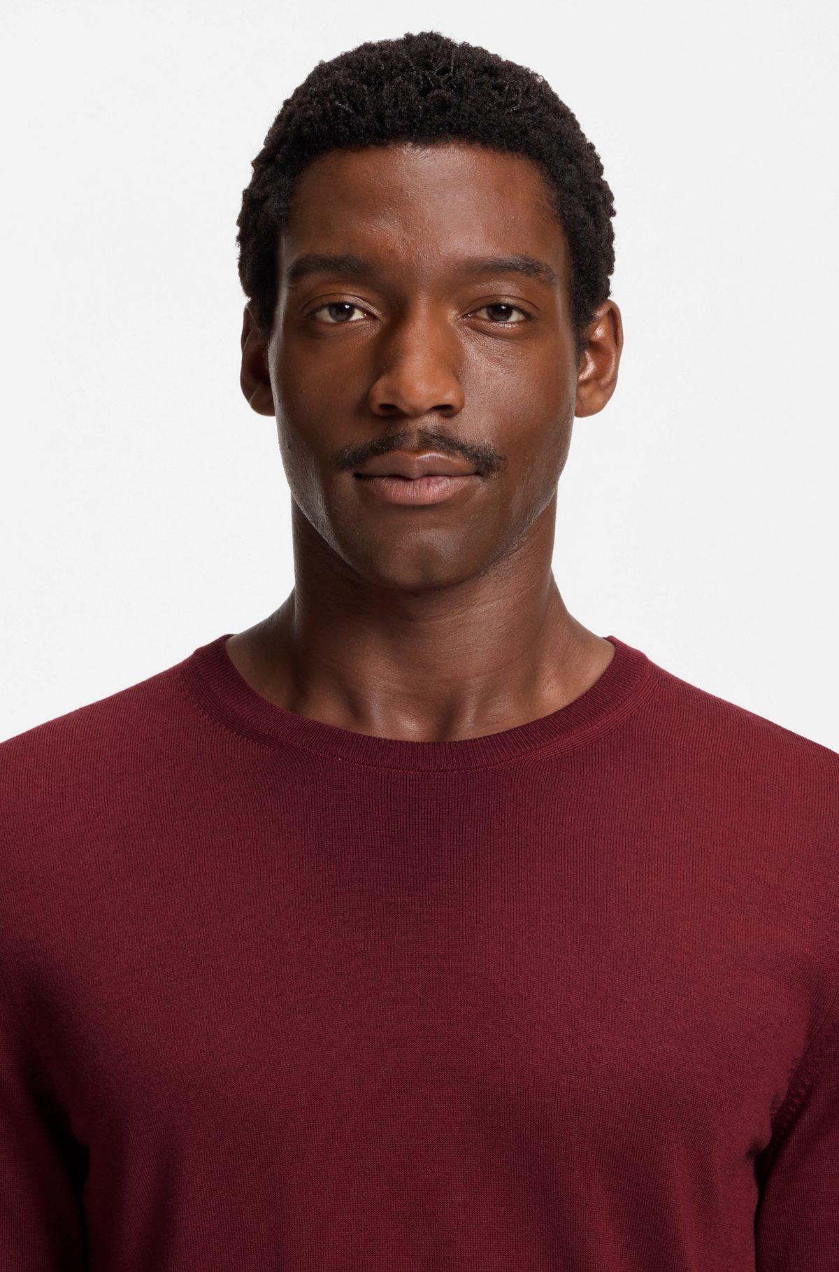Merino-wool sweater in a slim fit Product Image