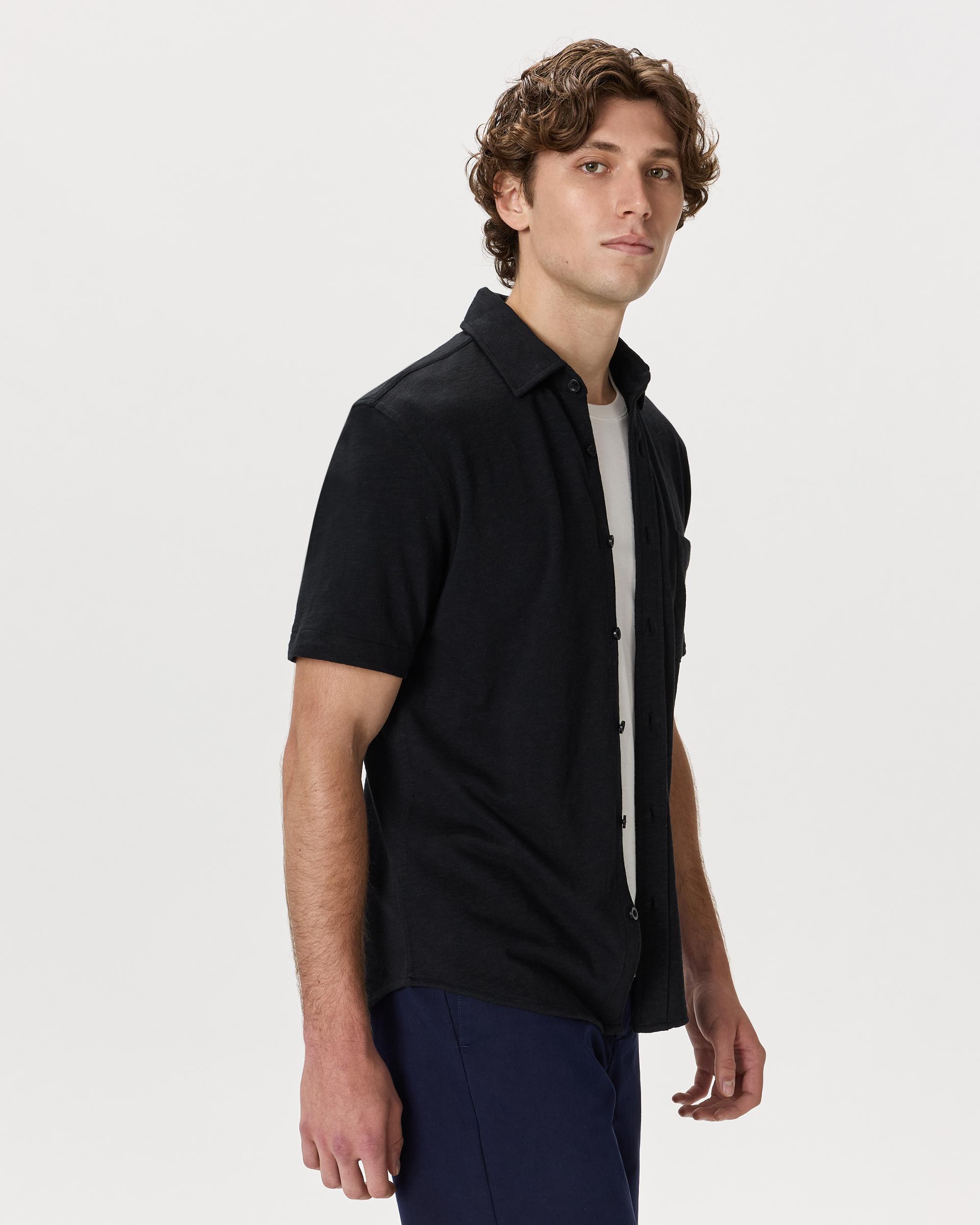 Quince | Men's Slub Short Sleeve Button Up Shirt Size XL, Organic Cotton Product Image