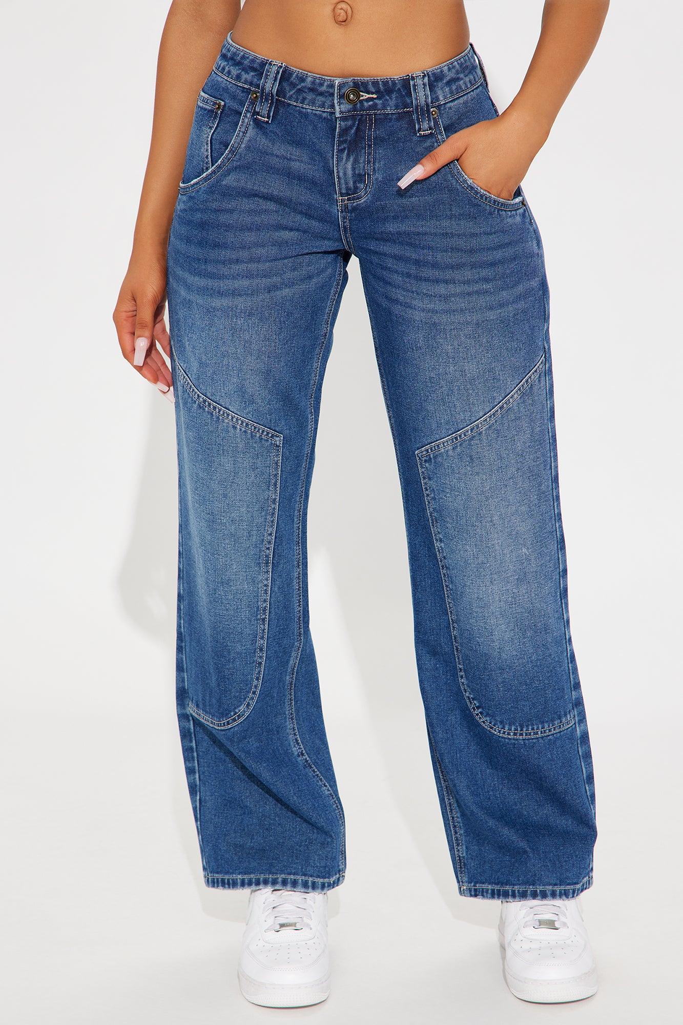 Blue Moon Straight Leg Jeans - Medium Wash Product Image
