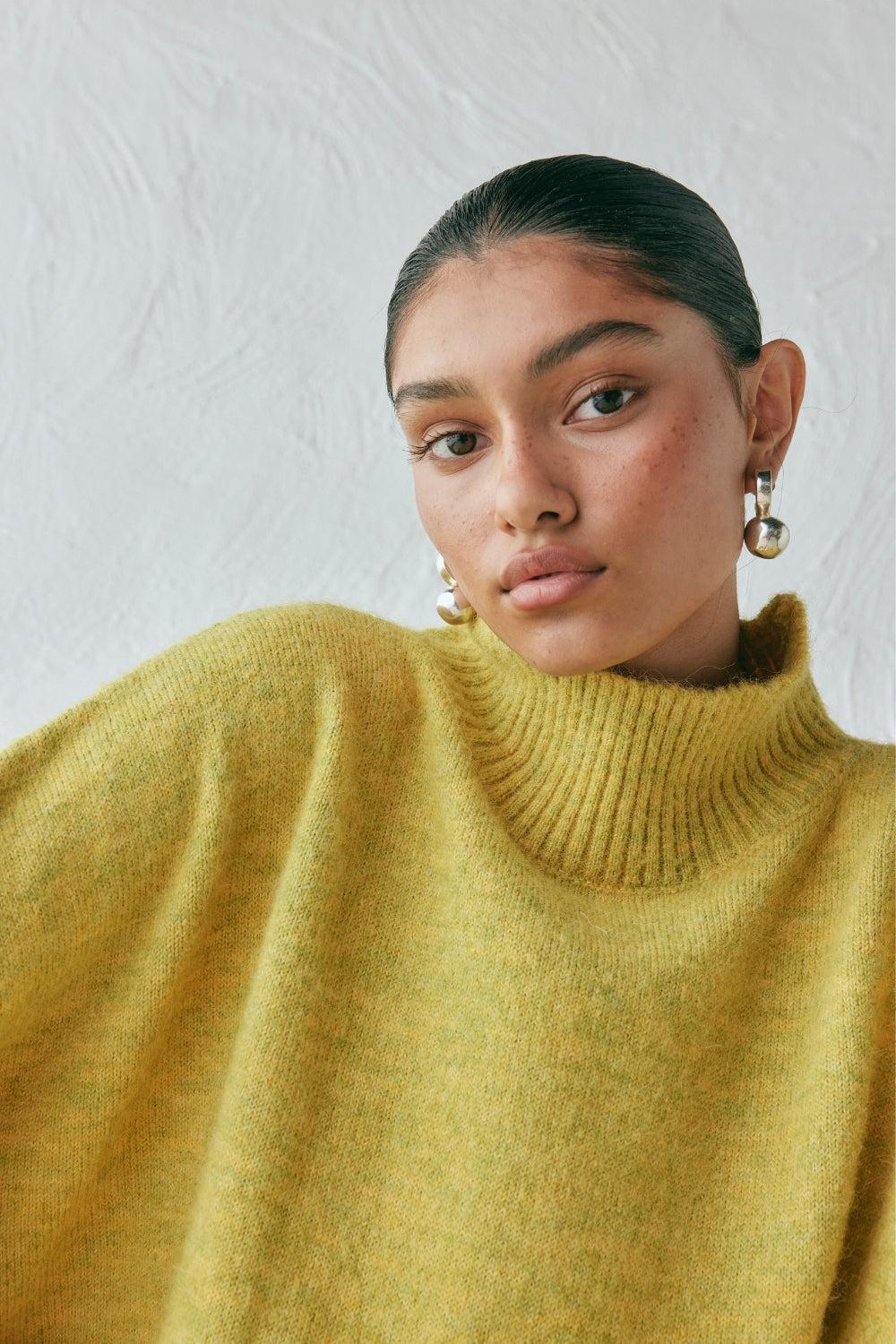 Yumi Knit Jumper Citrus Marle Product Image